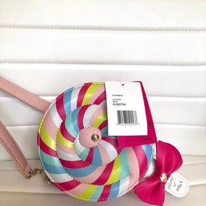 New Betsey Johnson Lollipop Purse Crossbody
